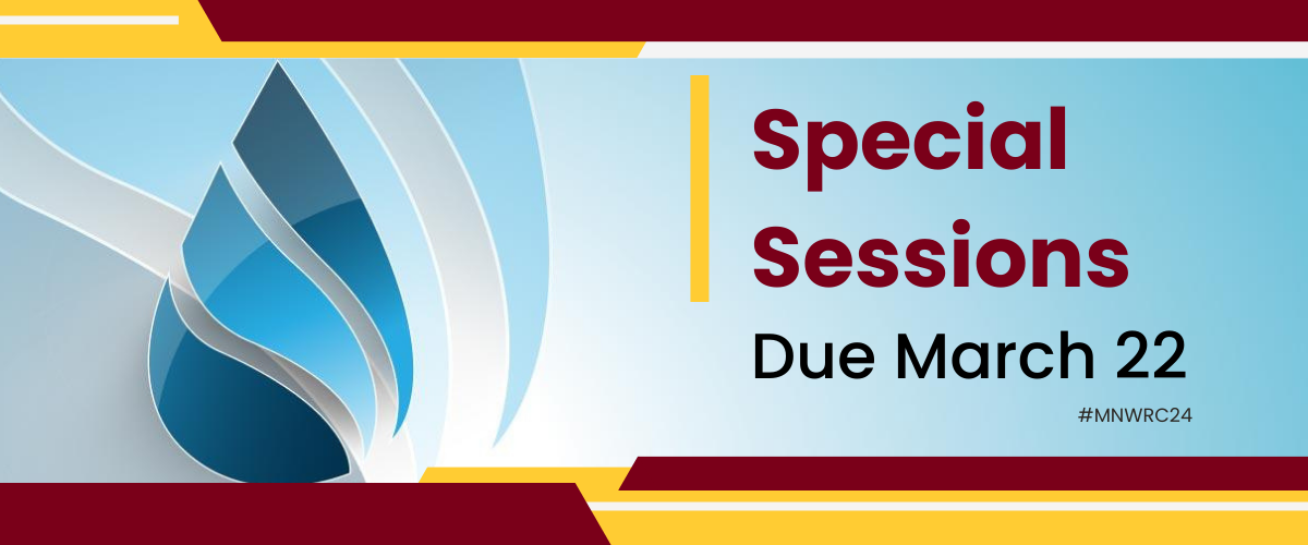 Special sessions due March 22 #mnwrc24
