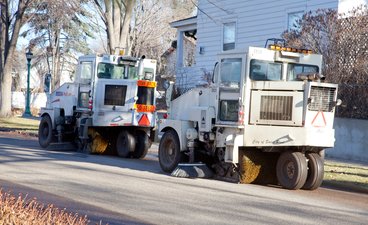 Street sweepers in St. Paul